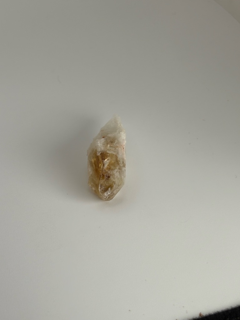 Raw Citrine Crystal Point | Natural Rough Yellow Quartz Healing Stone